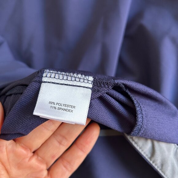 Peter Millar Mens L Full-Zip Lightweight Golf Jacket Navy - Picture 10 of 13